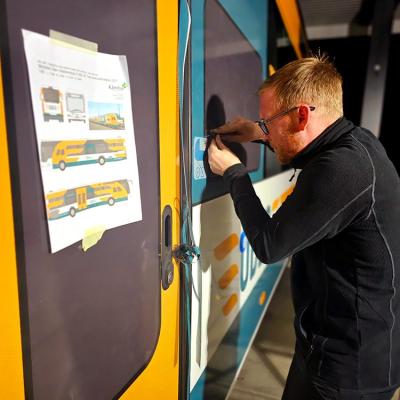 Busbeschriftung Odeg 12