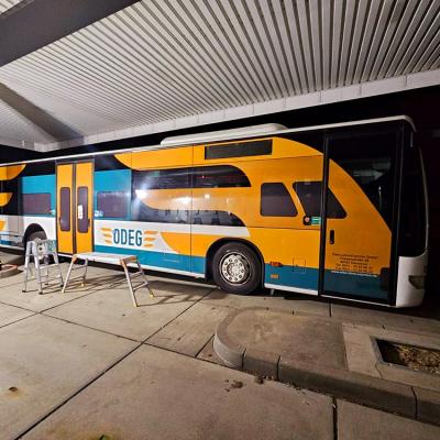 Busbeschriftung Odeg 15